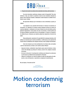 Motion condemning terrorism