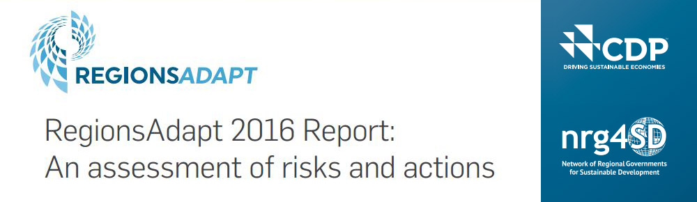 RegionsAdapt 2016 Report: an assessment of risks and actions