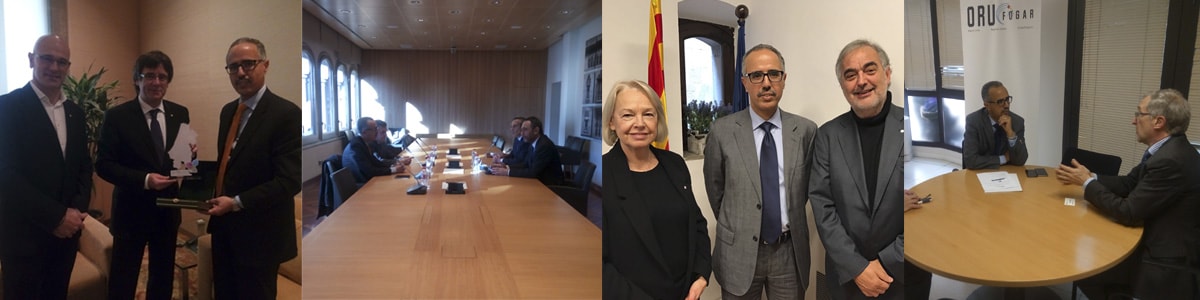Visita del presidente Abdessamad Sekkal a Barcelona